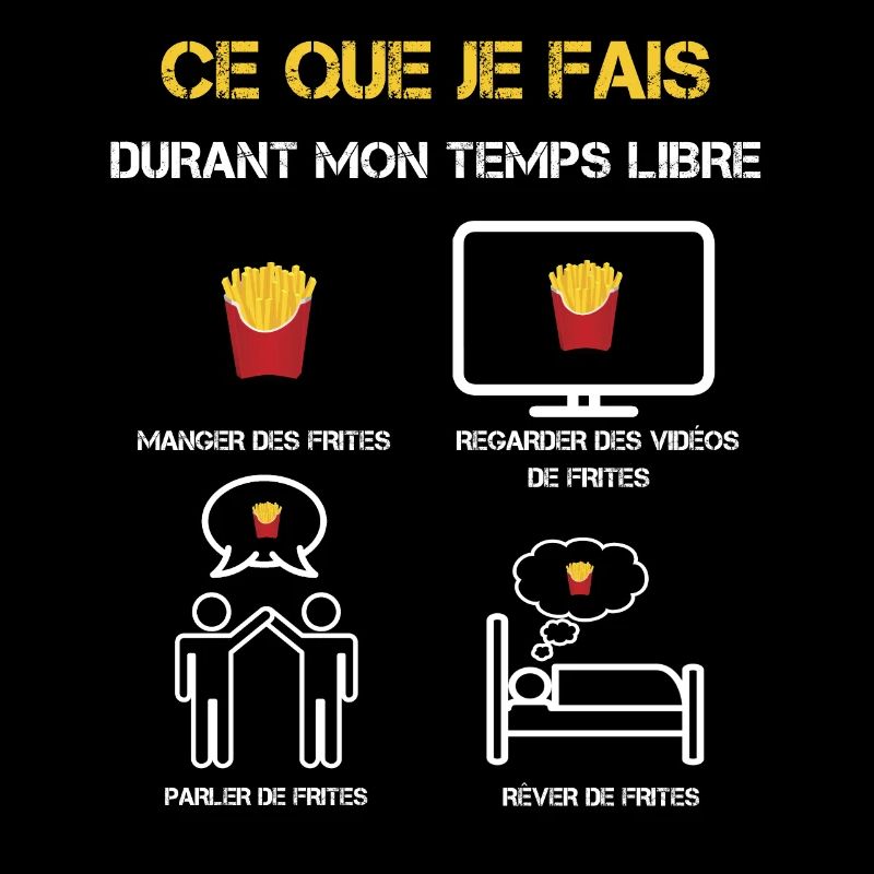 cadeaux temps libre frites