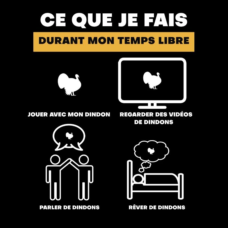cadeau dindon temps libre