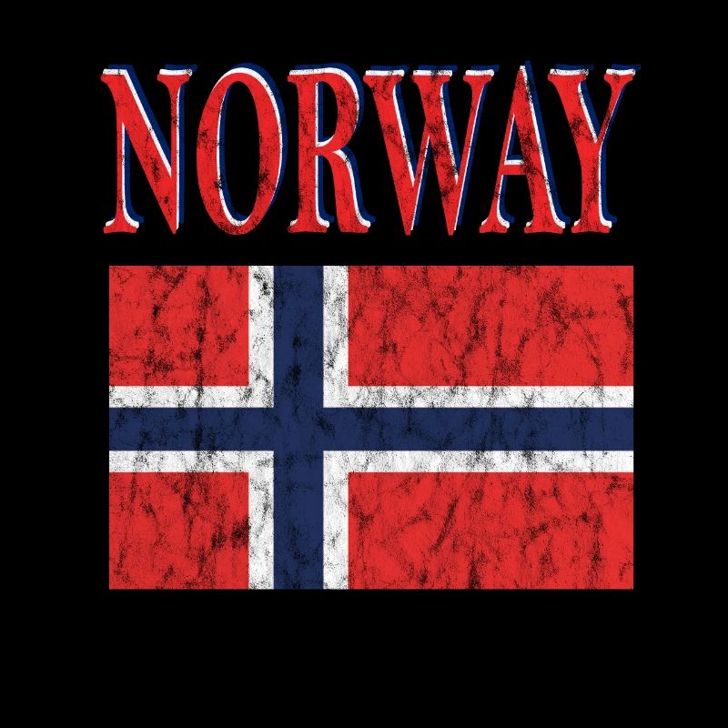 Norway vintage drapeau