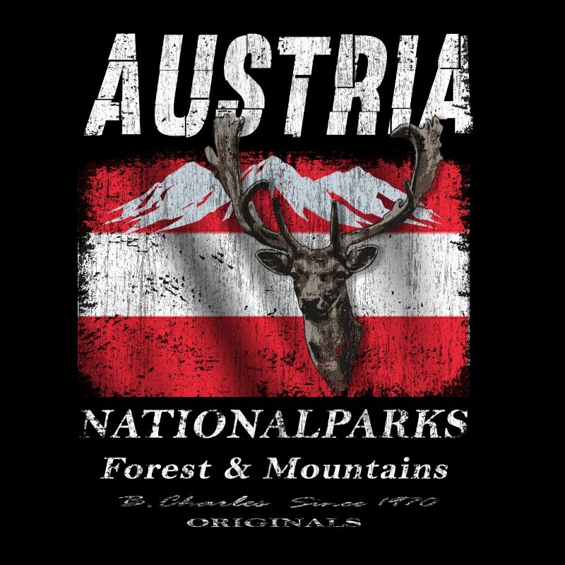 Austria Hirsch Austria Flag Gift