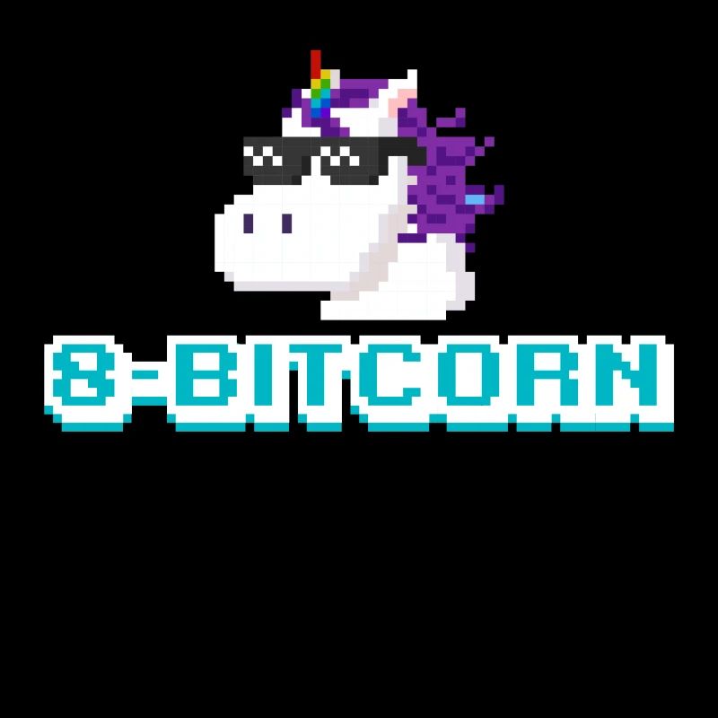 8-bitcorn unicorn game computer cute pixels
