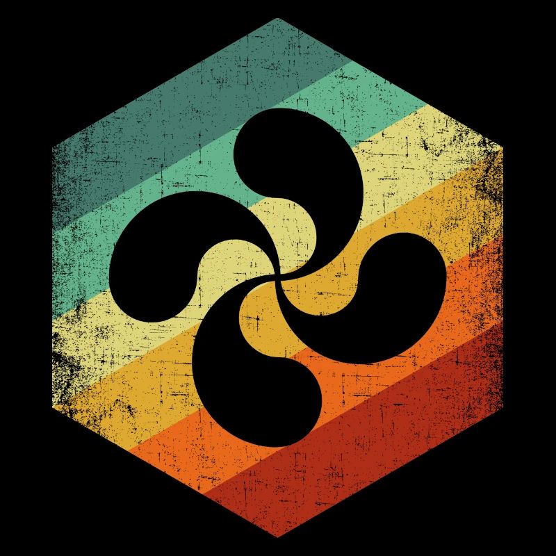 lauburu Retro, Euskal spain basque