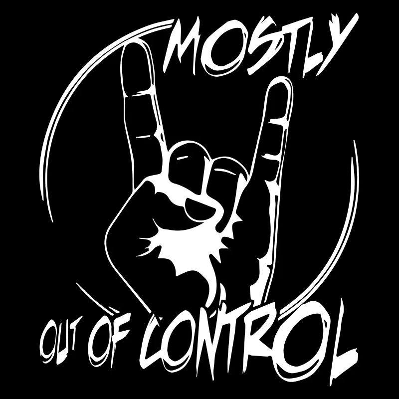 Mostly out of control Pommesgabel Mano cornuto