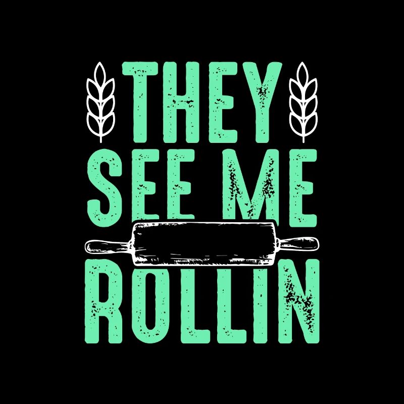 Rolling pin baking saying quote