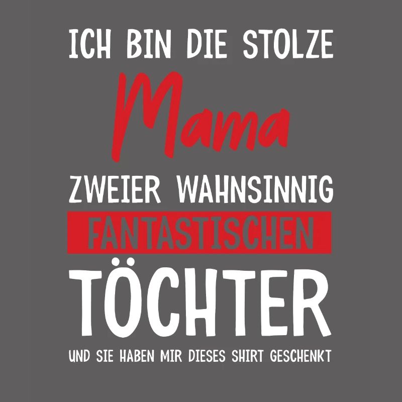 Stolze Mutter von 2 Kindern Muttertagsgeschenk