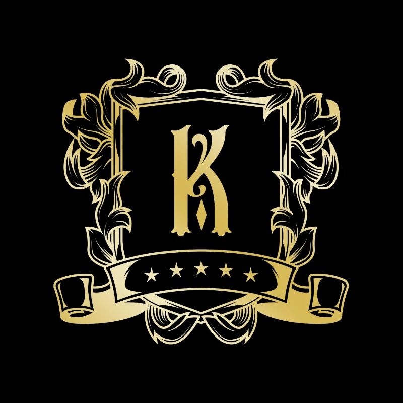 K letter gold