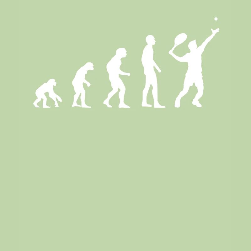 Tennis Evolution Tennistrainer Spruch Geschenk