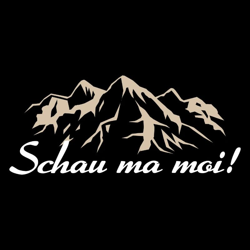 Bayern Spruch Schau ma moi Geschenk