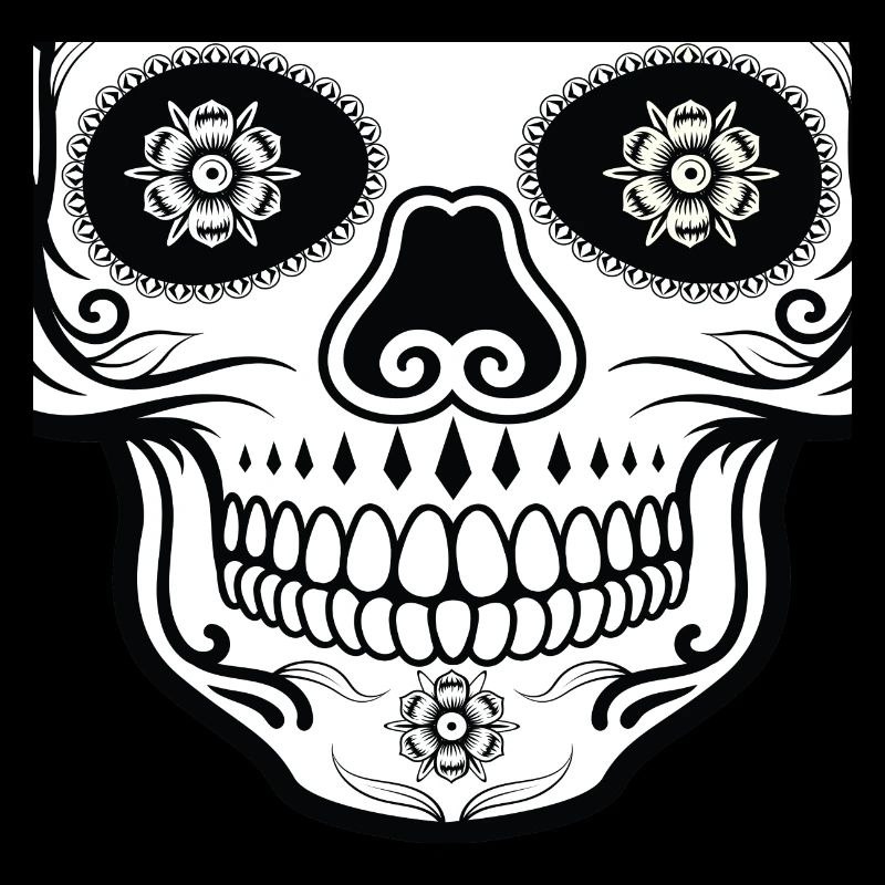 Crâne de mort mexicain Protection buccale