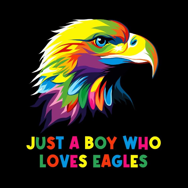 just a boy who loves eagles bird eagle