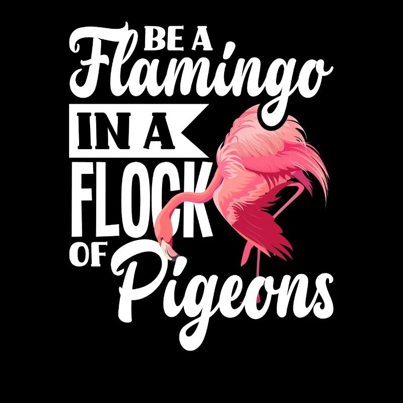 Idée cadeau de jeu de mots Flamingo Doves