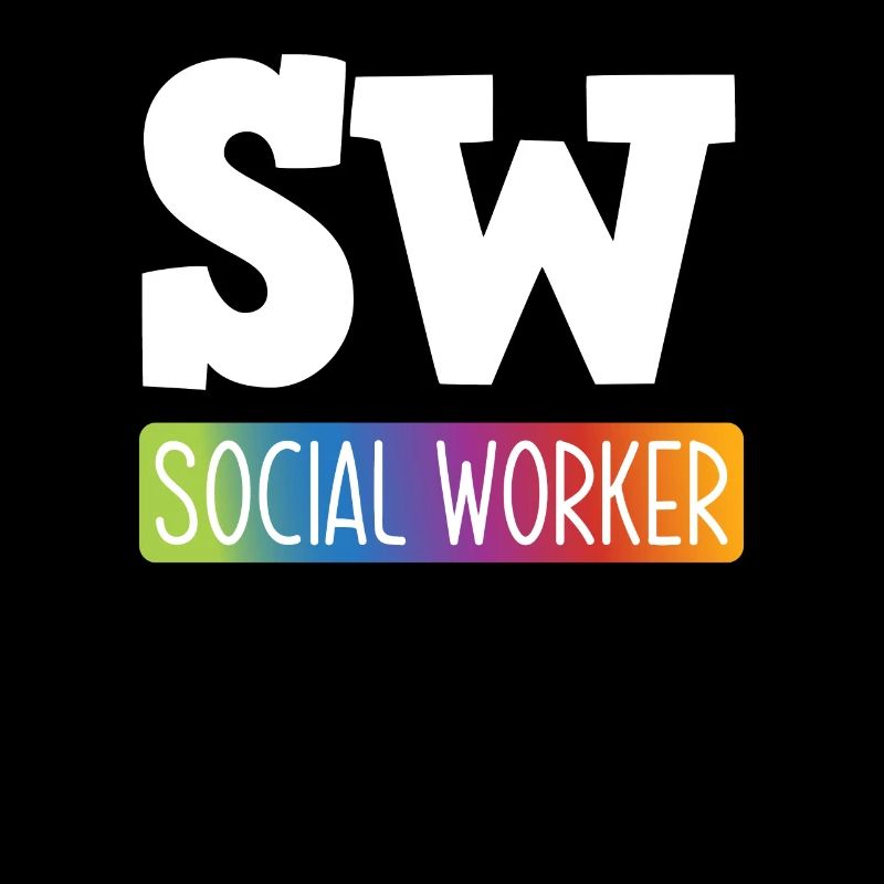 SW Social Worker Rainbow