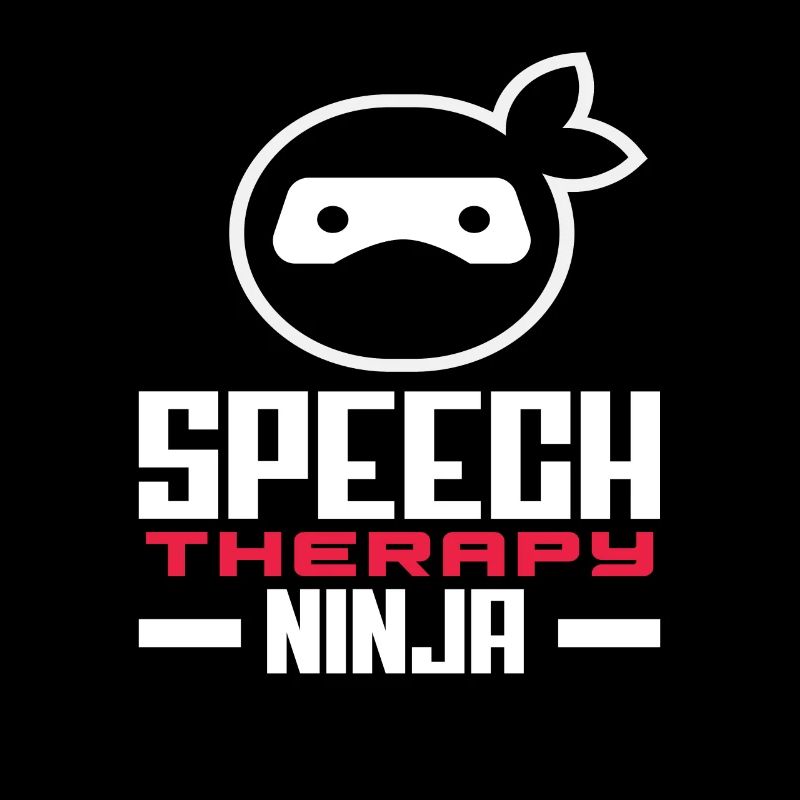 Speech Therapy Ninja Cool Therapy Motif