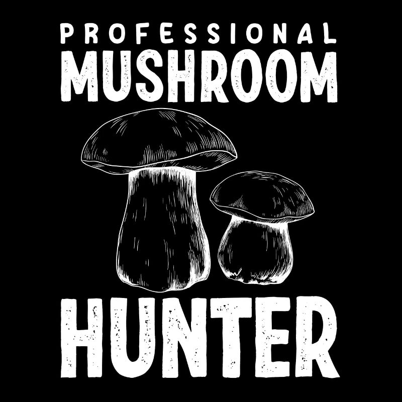 Professional mushroom picker Hunter