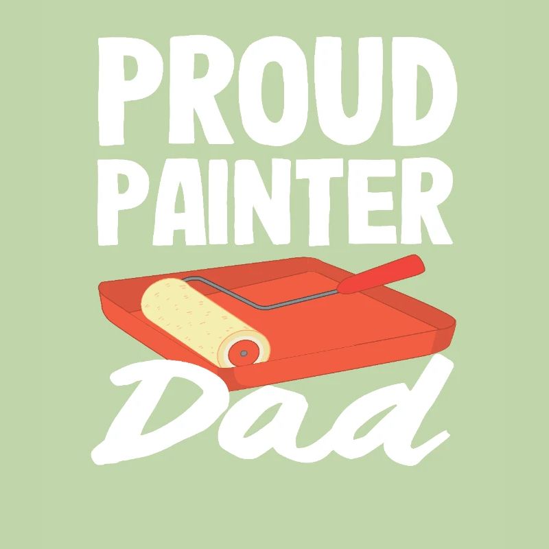 Proud painter dad