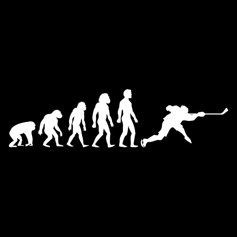 Eishockey Evolution Eishockeyspieler Geschenk