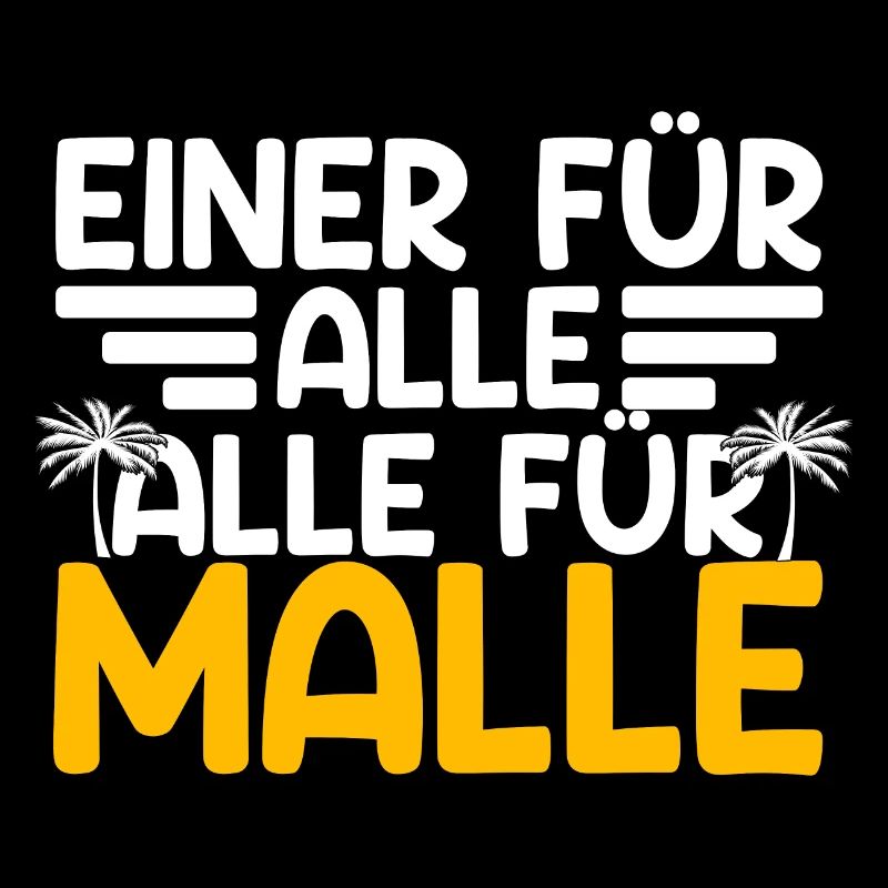 Malle Spruch Mallorca Party Geschenkidee