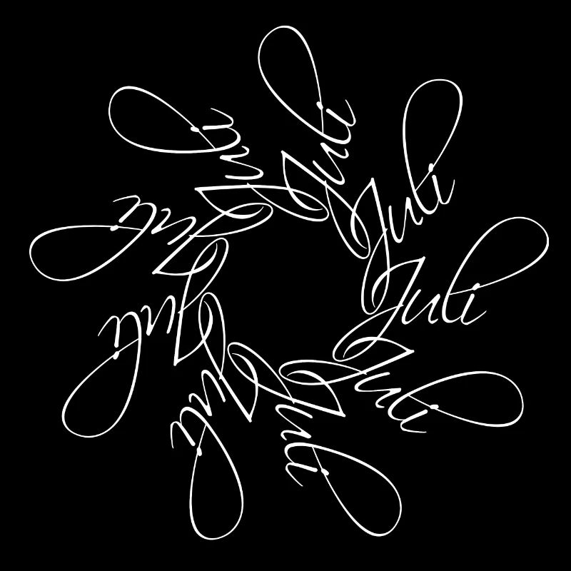 Juli Name Namensmandala