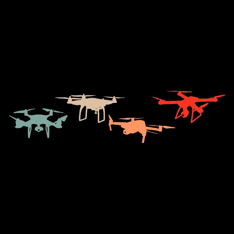 Drone Drone Pilote Volant Rétro Cadeau