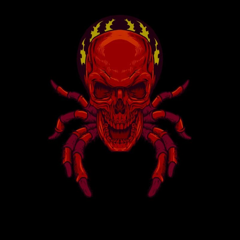 Creepy Skull Spider