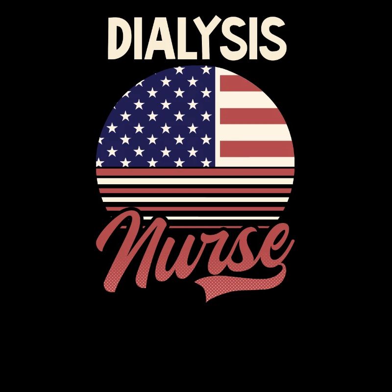 Dialysis Tech American Nurse US-Flagge 4. Juli