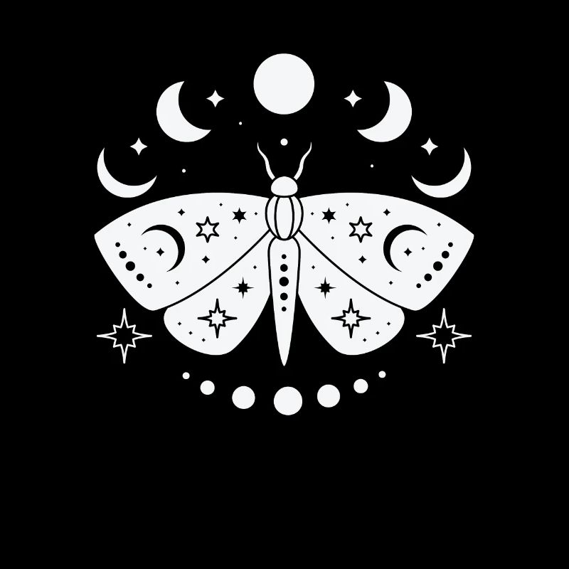 Papillon céleste mystique
