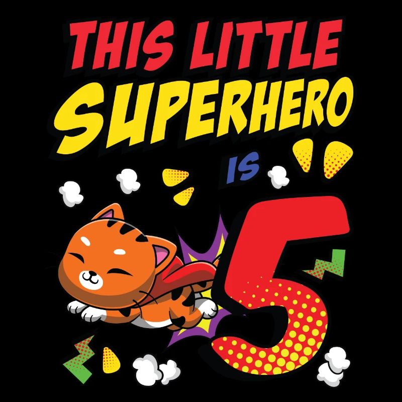 Ce petit super-héros est 5 propriétaires de chat 5.