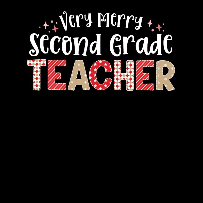 Very Merry 2nd Grade Teacher Second Christmas
