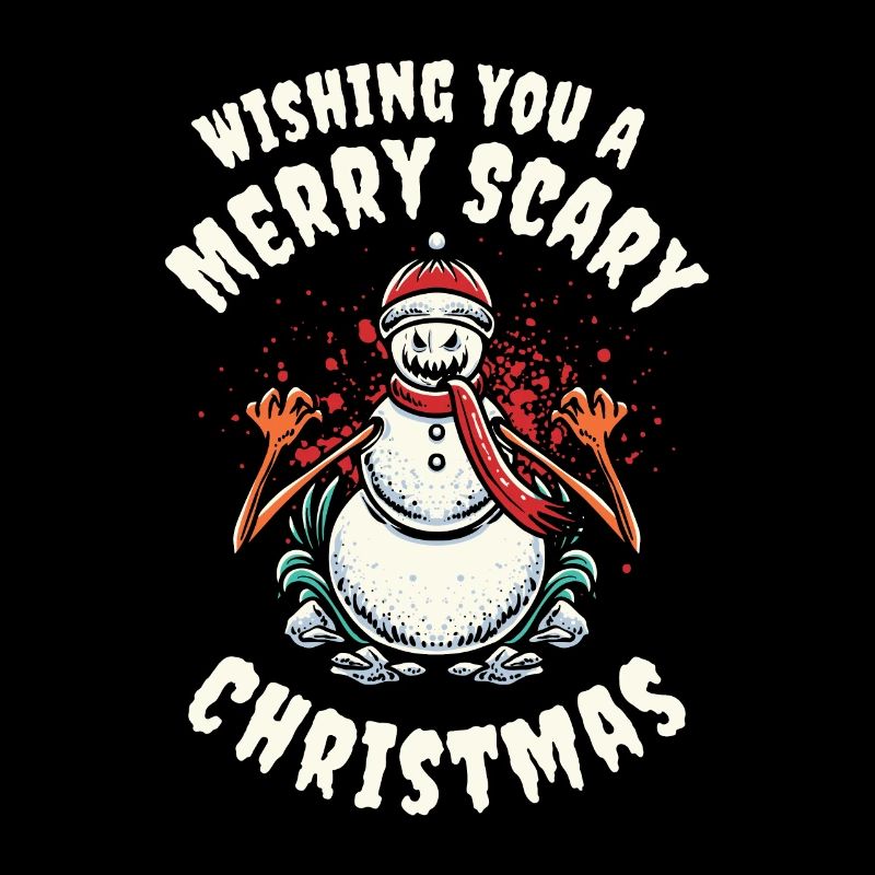 Frohe schaurige Weihnachten Halloween