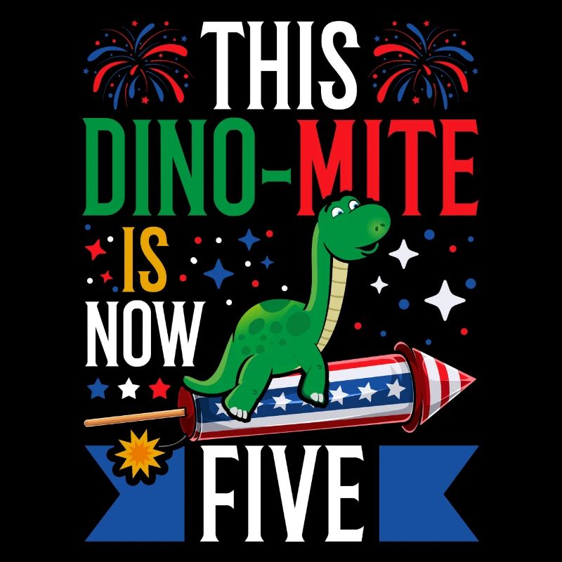 This dinomite is now five dinosaurs July 4