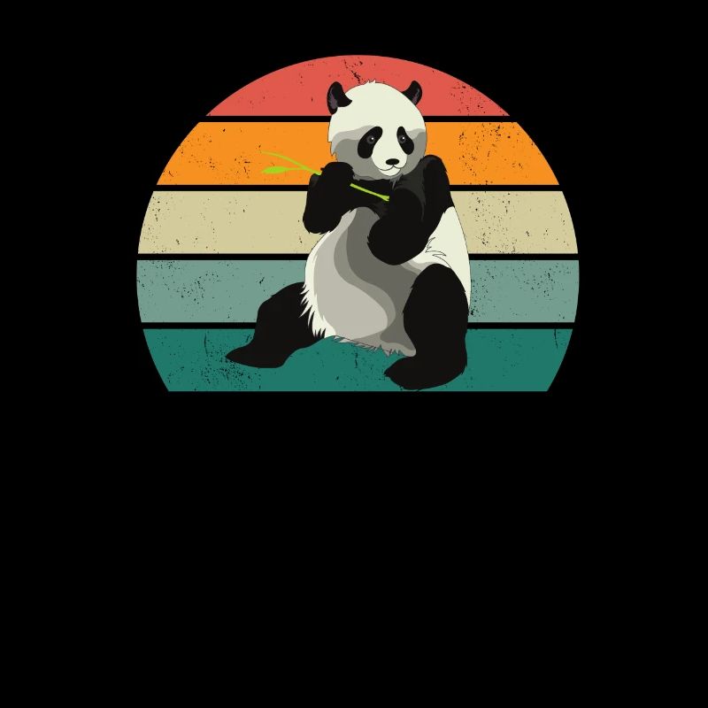 Panda Panda Ours Panda Ours Feuilles de bambou Panda