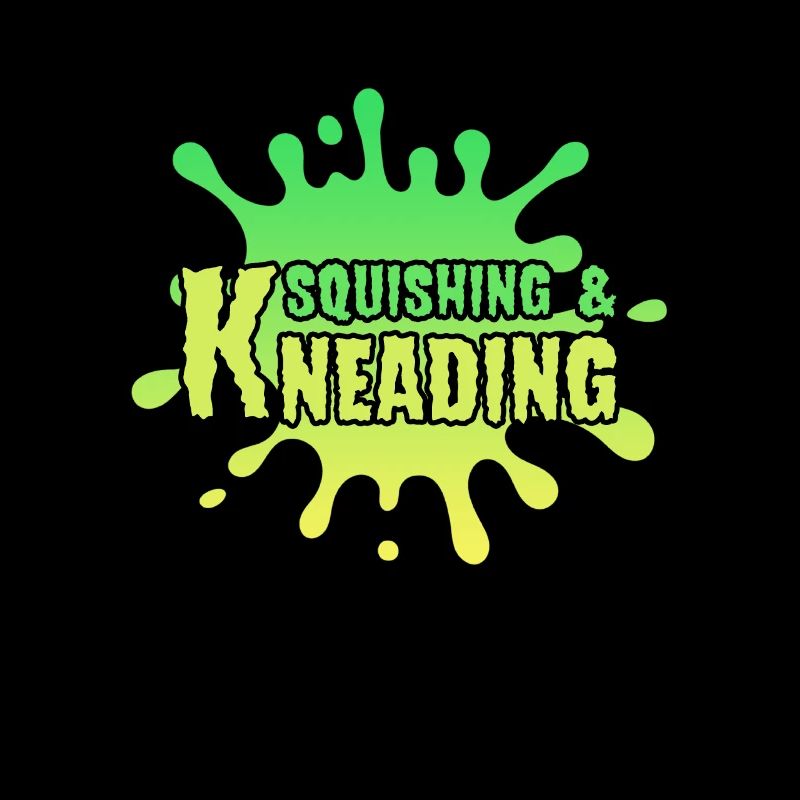 Schleim quetschen und kneten Schleim Splat Logo