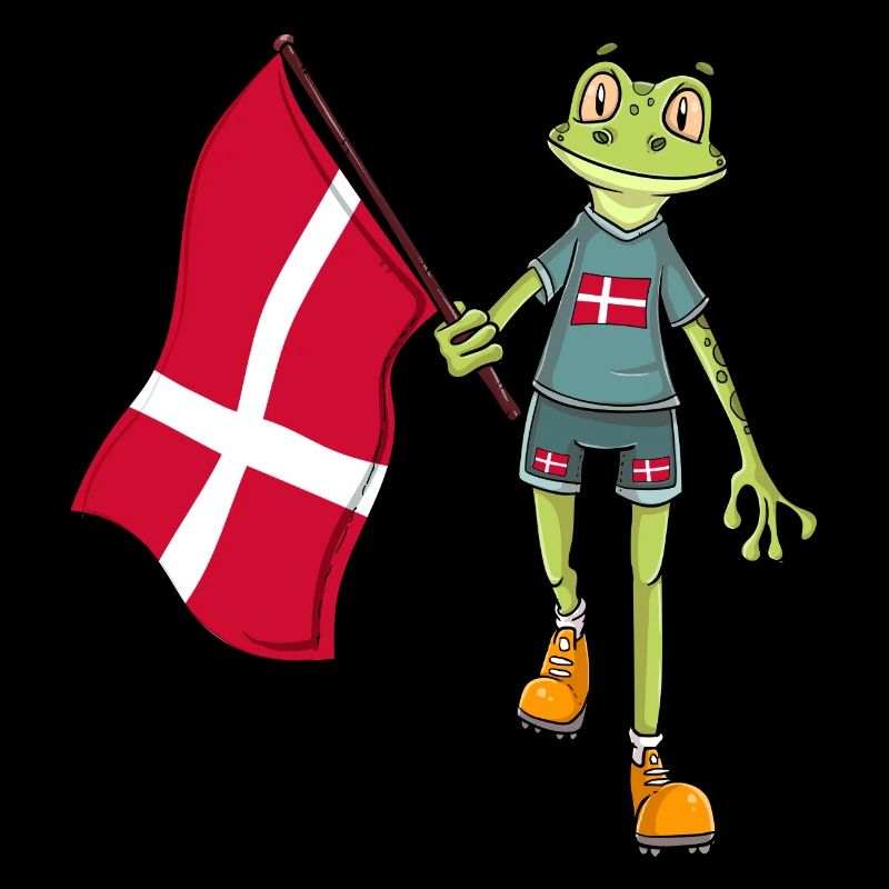 Denmark Fan Frog