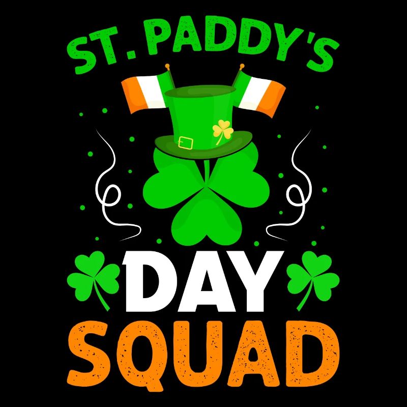 St. Patrick's Day Squad Irish Pride Clover