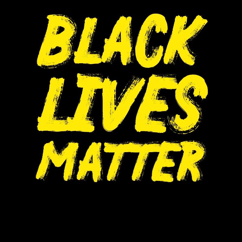 Lettres BLM de Black Lives Matter