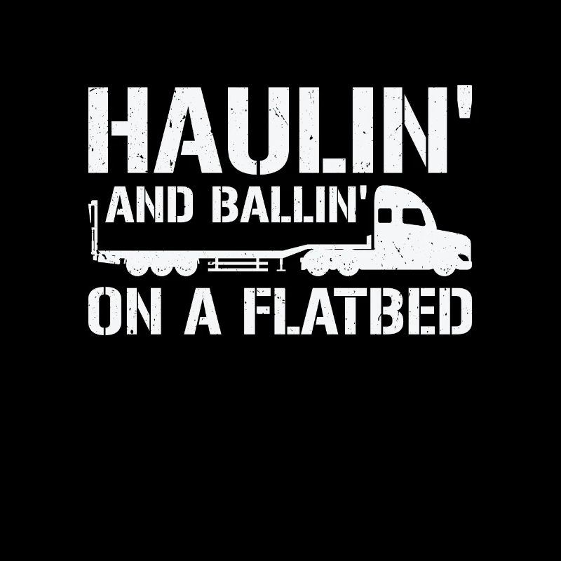 Flatbed Trucker Truck Driver