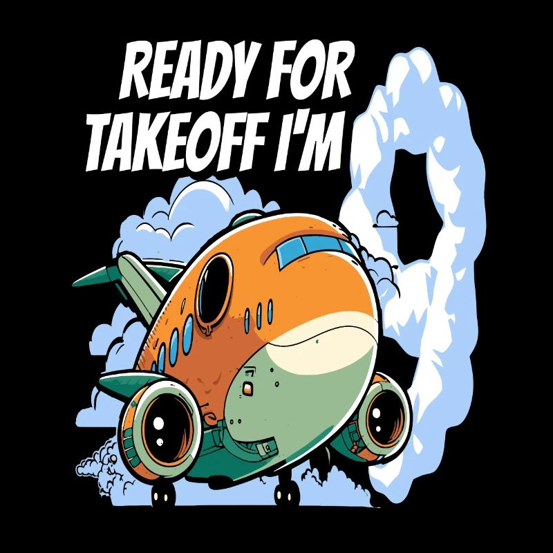 Ready for Takeoff I'm 9 - 9nd Birthday Boy
