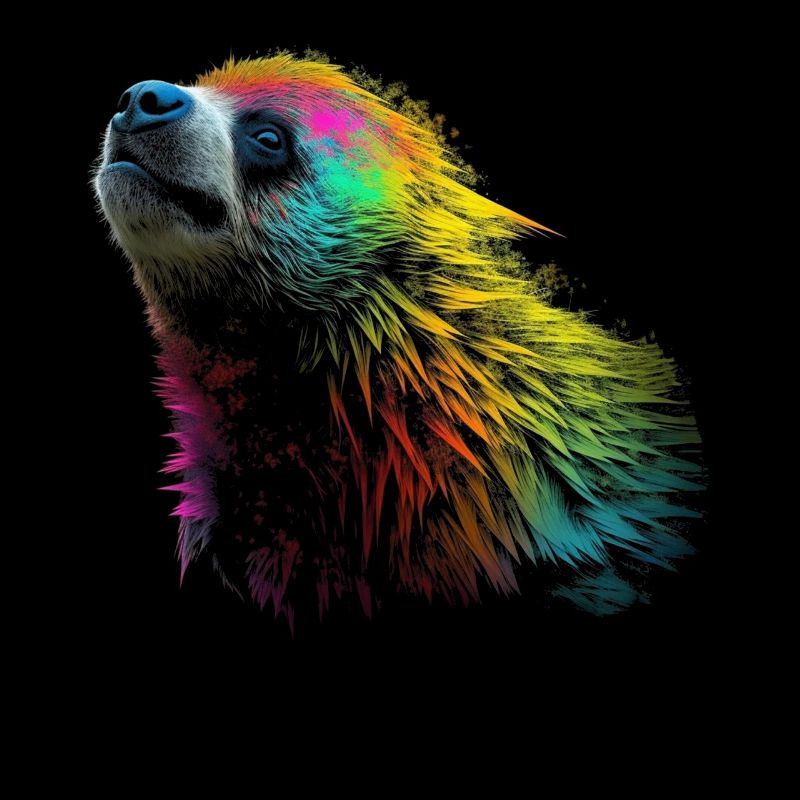 Faultier Tier Geschenk Tiermotiv Tierisch Bunt