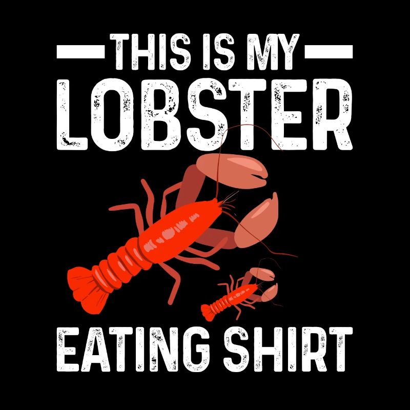 Lobsters eat seafood shellfish