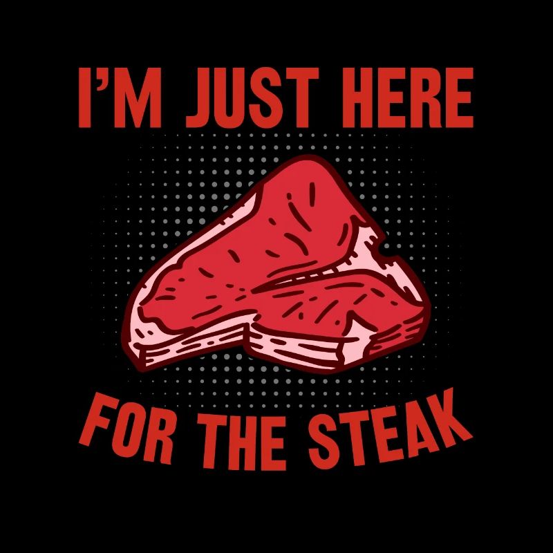 Ich bin wegen dem Steak hier Grillsaison eröffnet