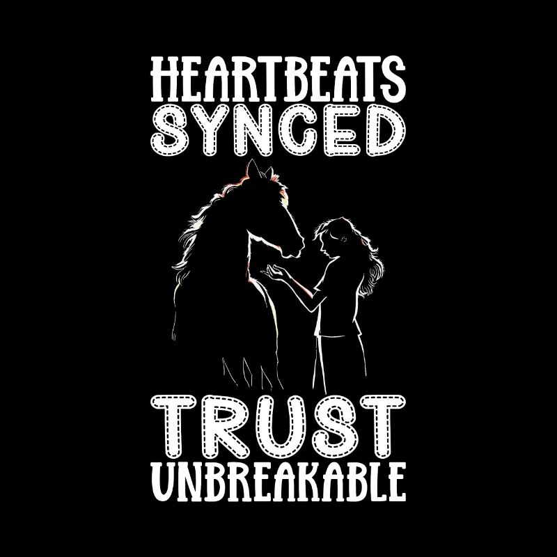 Rythme cardiaque synchronisé - chevaux