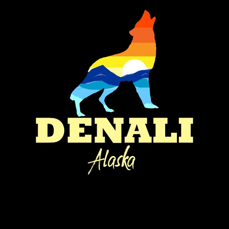 Denali Nationalpark Wolf Denali Alaska Denali