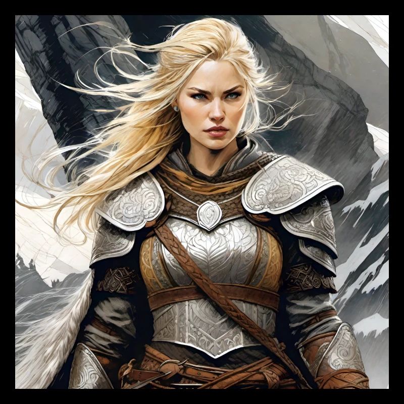 Fière Viking Germanin Shieldmaiden