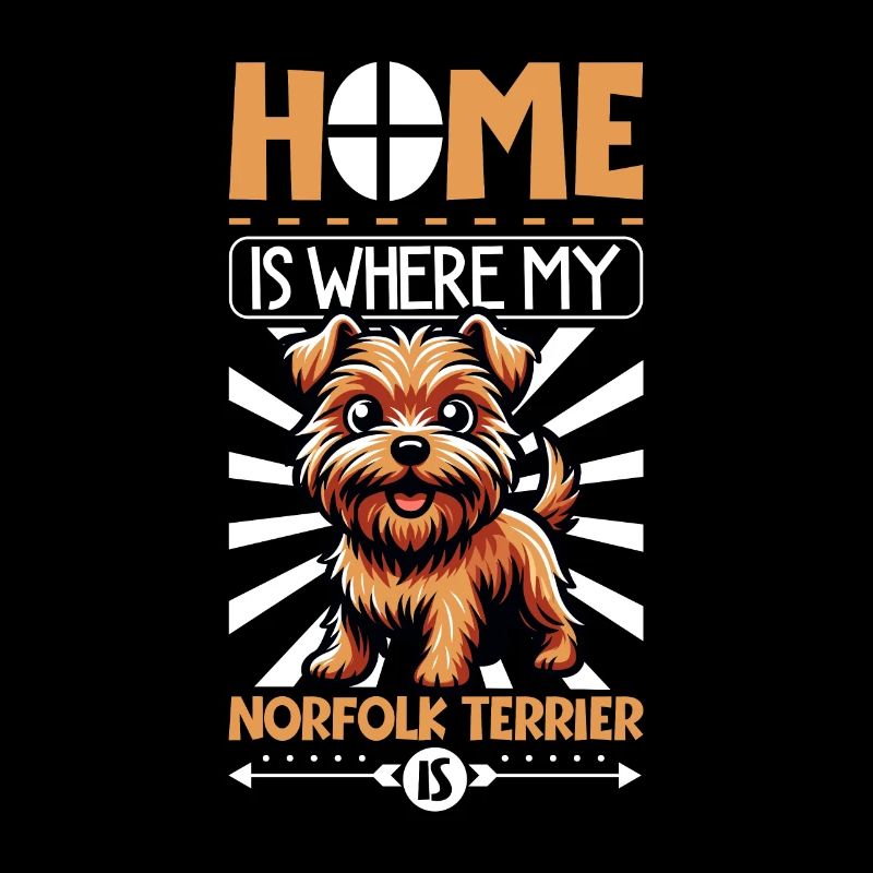 Zuhause - Norfolk Terrier