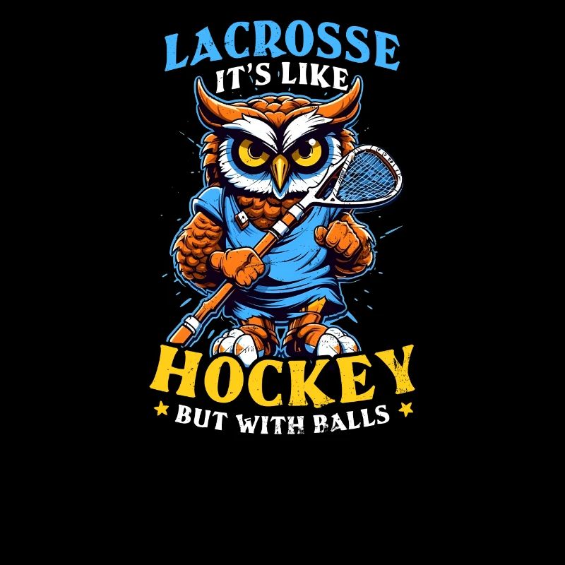 Lacrosse Coach wie Hokey, aber mit Bällen Eule