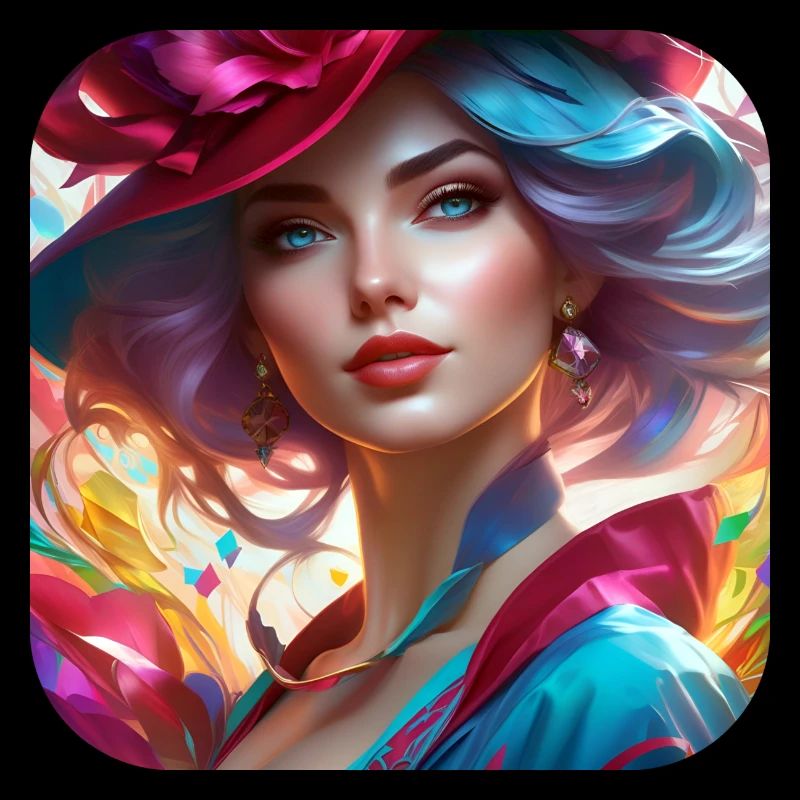 Fille steampunk cool avec chapeau