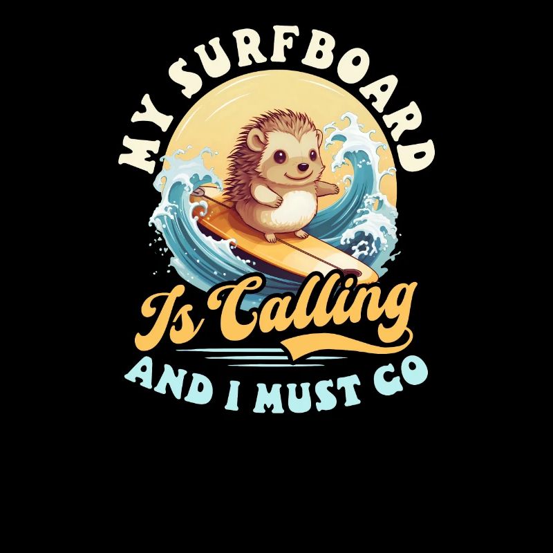 Surfer Planche de Surf Appel Je Vais