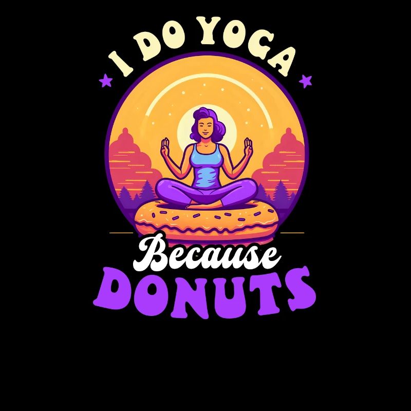 Donut, mach Yoga wegen der Donuts
