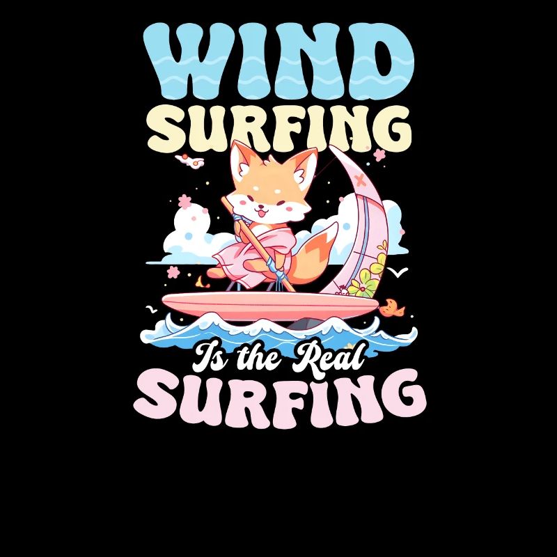 La planche à voile est le vrai surf