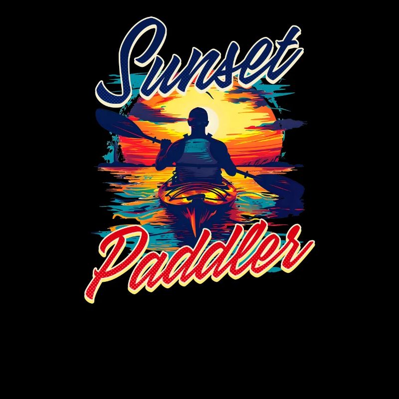Kayaking Sunset Paddler
